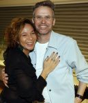 Amsterdam 21 februari 2023
Presentatie cast musical the Bodyguard . Oa Nurlaila Kareem en Tarikh Janssen spelen mee.
Nurlaila en Patrick Martens