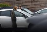 Vinkeveen Abcoude 16 februari 2023
Roxeanne Hazes en haar man Erik Zwennes gaan vanaf hun huis naar Abcoude waar Roxeanne boodschappen doet bij de HEMA