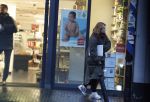 Vinkeveen Abcoude 16 februari 2023
Roxeanne Hazes en haar man Erik Zwennes gaan vanaf hun huis naar Abcoude waar Roxeanne boodschappen doet bij de HEMA