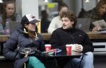 Amsterdam 8 maart 2023
Soy Kroon en Tina de Bruin op terras in Amsterdam zuid