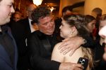 Amsterdam 5 maart 2023
Premiere les Miserables in Carre.
Wolter Kroes en zij nvrouw Tessa en zoons kwam naar hun zus/dochter Pamela Kroes kijken