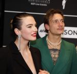 Leusden 6 maart 2023
Uitreiking Edisons in het AFAS theater .
Maan en haar vriend Goldband-zanger Karel Gerlach op de edisons. Goldband is de grote winnaar met m,eerdere edisons