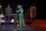 Leusden 6 maart 2023
Uitreiking Edisons in het AFAS theater .
Maan en haar vriend Goldband-zanger Karel Gerlach op de edisons. Goldband is de grote winnaar met m,eerdere edisons