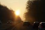 Arnhem 15 februari 2023
Zon komt op tijdens ochtendspits.