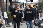 Amsterdam 20 januari 2024
Bas Smit en Zeus met Alter Ego truien op de cornelis schuytstraat