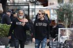 Amsterdam 20 januari 2024
Bas Smit en Zeus met Alter Ego truien op de cornelis schuytstraat