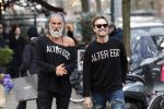 Amsterdam 20 januari 2024
Bas Smit en Zeus met Alter Ego truien op de cornelis schuytstraat