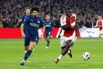 Amsterdam, 3 Februari 2024 AJAX-PSV, eindstand 1-1
Kompetitie Seizoen 2023-2024
Brian Brobbey en Andre Ramalho