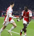 Amsterdam, 3 Februari 2024 AJAX-PSV, eindstand 1-1
Kompetitie Seizoen 2023-2024
Brian Brobbey en Steven Berghuis