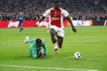 Amsterdam, 3 Februari 2024 AJAX-PSV, eindstand 1-1
Kompetitie Seizoen 2023-2024
Brian Brobbey en Walter Benitez