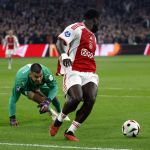 Amsterdam, 3 Februari 2024 AJAX-PSV, eindstand 1-1
Kompetitie Seizoen 2023-2024
Brian Brobbey en Walter Benitez