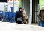 Amsterdam 28 februari 2024
Eugene v Dun en zijn partner komen aan bij de rechtbank van Amsterdam . Henk de Vries (partner Connie Witteman ) staat buiten bij de rechtbank.