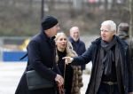 Amsterdam 28 februari 2024
Eugene v Dun en zijn partner komen aan bij de rechtbank van Amsterdam . Henk de Vries (partner Connie Witteman ) staat buiten bij de rechtbank.