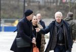 Amsterdam 28 februari 2024
Eugene v Dun en zijn partner komen aan bij de rechtbank van Amsterdam . Henk de Vries (partner Connie Witteman ) staat buiten bij de rechtbank.