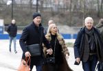 Amsterdam 28 februari 2024
Eugene v Dun en zijn partner komen aan bij de rechtbank van Amsterdam . Henk de Vries (partner Connie Witteman ) staat buiten bij de rechtbank.