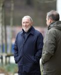 Amsterdam 28 februari 2024
Eugene v Dun en zijn partner komen aan bij de rechtbank van Amsterdam . Henk de Vries (partner Connie Witteman ) staat buiten bij de rechtbank.