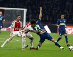 Amsterdam, 3 Februari 2024 AJAX-PSV, eindstand 1-1
Kompetitie Seizoen 2023-2024
Hirving Lozano en Tristan Gooijer