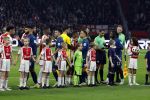 Amsterdam, 3 Februari 2024 AJAX-PSV, eindstand 1-1
Kompetitie Seizoen 2023-2024
Ismael Saibari Hirving Lozano Sergino Dest en Johan Bakayoko