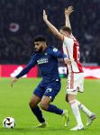 Amsterdam, 3 Februari 2024 AJAX-PSV, eindstand 1-1
Kompetitie Seizoen 2023-2024
Ismael Saibari en Jordan Henserson