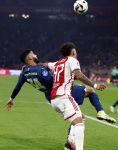 Amsterdam, 3 Februari 2024 AJAX-PSV, eindstand 1-1
Kompetitie Seizoen 2023-2024
Ismael Saibari en Tristan Gooijer