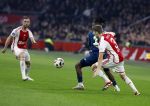 Amsterdam, 3 Februari 2024 AJAX-PSV, eindstand 1-1
Kompetitie Seizoen 2023-2024
Johan Bakayoko Anton Gaaei en Jordan Henderson