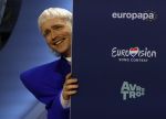 Hilversum 29 februari 2024
Joost Klein presenteert het liedje Europapa bij de show van Arjan Lubch op het mediapark.