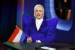 Hilversum 29 februari 2024
Joost Klein presenteert het liedje Europapa bij de show van Arjan Lubch op het mediapark.