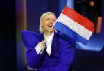 Hilversum 29 februari 2024
Joost Klein presenteert het liedje Europapa bij de show van Arjan Lubch op het mediapark.