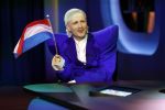 Hilversum 29 februari 2024
Joost Klein presenteert het liedje Europapa bij de show van Arjan Lubch op het mediapark.
