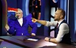 Hilversum 29 februari 2024
Joost Klein presenteert het liedje Europapa bij de show van Arjan Lubch op het mediapark.