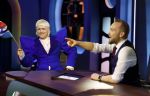 Hilversum 29 februari 2024
Joost Klein presenteert het liedje Europapa bij de show van Arjan Lubch op het mediapark.