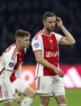 Amsterdam, 3 Februari 2024 AJAX-PSV, eindstand 1-1
Kompetitie Seizoen 2023-2024
Jordan Henderson en Kristian Hlynsson