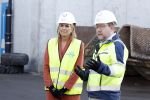 Eindhoven 1 februari 2024
Koningin Maxima op bezoek bij Renewi in Eindhoven .