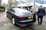 Sassenheim 15 februari 2024
Koningin Maxima bij JoJo in Sassenheim. Maxima haar nieuwe verlengde Audi A8 Htbrid