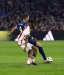 Amsterdam, 3 Februari 2024 AJAX-PSV, eindstand 1-1
Kompetitie Seizoen 2023-2024
Luuk de Jong met Jorrel Hato