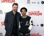 Amsterdam 21 januari 2024
Premiere Jesus Christ Superstar in het DeLaMar theater. Peter v d Vorst met zoon