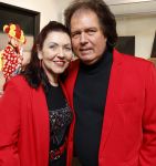 Laren 13 februari 2024
Presentatie nieuwe magazine van Niclole des Bouvrie in het Rosa Spier huis. Rene Le Blanc kwam met zijn  partner Jolanda