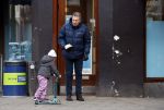 Amsterdam 20 januari 2024
Robert ten Brink op de fiets bij de Albert Heijn