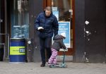 Amsterdam 20 januari 2024
Robert ten Brink op de fiets bij de Albert Heijn