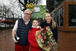 Hilversum 29 februari 2024
Presentatie Billboard van Rudolph v Veen die 40 jaar kok is . Rudolph v Veen met  Kiki Bours van 24 kitchen