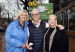 Hilversum 29 februari 2024
Presentatie Billboard van Rudolph v Veen die 40 jaar kok is . Rudolph v Veen met zijn vrouw  en Irene Moors