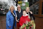Hilversum 29 februari 2024
Presentatie Billboard van Rudolph v Veen die 40 jaar kok is . Rudolph v Veen met zijn vrouw  zoon en Irene Moors