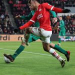 Eindhoven, 27 Januari 2023 
PSV-Almere City, eindstand 2-0
Sergino Dest