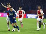 Amsterdam, 3 Februari 2024 AJAX-PSV, eindstand 1-1
Kompetitie Seizoen 2023-2024
Sergino Dest en Anton Gaaei