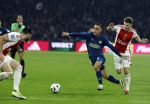 Amsterdam, 3 Februari 2024 AJAX-PSV, eindstand 1-1
Kompetitie Seizoen 2023-2024
Sergino Dest en Anton Gaaei