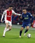 Amsterdam, 3 Februari 2024 AJAX-PSV, eindstand 1-1
Kompetitie Seizoen 2023-2024
Sergino Dest en Steven Berghuis