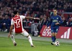 Amsterdam, 3 Februari 2024 AJAX-PSV, eindstand 1-1
Kompetitie Seizoen 2023-2024
Sergino Dest en Tristan Gooijer