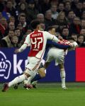 Amsterdam, 3 Februari 2024 AJAX-PSV, eindstand 1-1
Kompetitie Seizoen 2023-2024
Sergino Dest en Tristan Gooijer