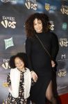 Amsterdam 3 februari 2024
Premiere Familie Vos in Pathe Arena. Sharon Doorson zwanger kwam met dochter en een vriendinnetje