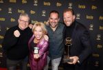 Hilversum 25 januari 2024
Uitreiking Radioring 2024 in de Vorstin . Tim Klijn Rick Romijn Niels v Baarlen en Florentien v d Meulen wonnen met de ochtendshow van Radio 538 de radioring . Tim Klijn won ook nog de prijs voor beste presentator.